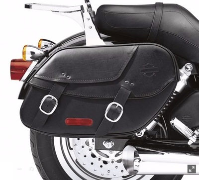 Bar & Shield Leather Saddlebag